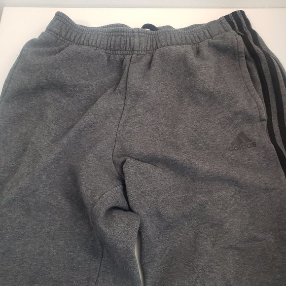 Adidas Mens Medium Gray Sweatpants - Picture 2 of 5